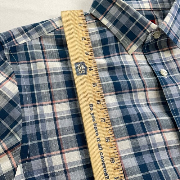 Untuckit Shirt mens M Terrantez Wrinkle Free Button Up Long Sleeve shirt plaid - Picture 5 of 11